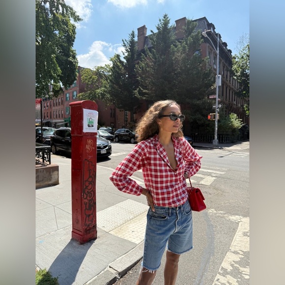 DÔEN Holde Top In Alsace Plaid | Size S | Like New - Picture 10 of 16